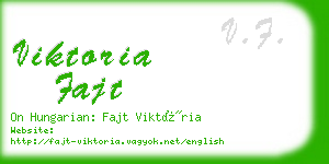 viktoria fajt business card